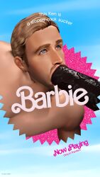 barbie_(2023) barbie_(franchise) black_cock blacked_male blowjob gay interracial ken_carson kitrell_simz male very_dark_skin