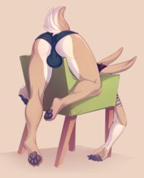 2021 4_toes 5_fingers anthro clothed clothing digital_drawing_(artwork) digital_media_(artwork) feet fingers hi_res knight_dd lagomorph leporid male mammal rabbit shaded simple_background solo toes