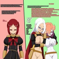 3girls @_@ breasts cape dominant_pov edelgard_von_hresvelg english_text exhibitionism female female_only female_pubic_hair femsub fire_emblem fire_emblem:_three_houses functionally_nude functionally_nude_female garreg_mach_monastery_uniform hair_over_one_eye heart-shaped_pupils idpet kronya_(fire_emblem) large_breasts long_hair long_sleeves looking_at_viewer medium_breasts mind_control monica_von_ochs multiple_girls multiple_subs naked_cape nintendo nude nude_female open_mouth orange_hair pov pubic_hair purple_eyes red_eyes red_hair self_fondle short_hair slave smile sword text weapon white_hair yuri