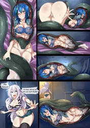 anaconda big_breasts high_school_dxd mist_night rossweisse snake_vore snakeperils tagme vore x-ray xenovia_quarta