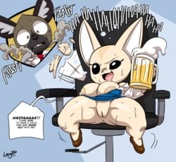 fenneko from aggressive retsuko by joaoppereiraus