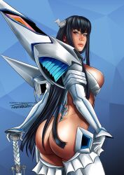 1girls ass big_ass big_breasts breasts bust busty chest curvaceous curvy curvy_figure digital_media_(artwork) female female_focus hips hourglass_figure huge_ass huge_breasts human kill_la_kill killbiro kiryuuin_satsuki large_ass large_breasts legs light-skinned_female light_skin lips mature mature_female slim_waist thick thick_hips thick_legs thick_thighs thighs voluptuous waist wide_hips