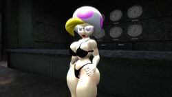 1girls 3d 3d_(artwork) alternate_version_available big_breasts big_thighs black_bra black_eyes black_lingerie black_panties blonde_hair bra breasts cleavage curvy female female_only glasses hand_on_hip humanoid jolene_(paper_mario) light-skinned_female light_skin lingerie lips lipstick looking_at_viewer mario_(series) mature_female mushroom_humanoid nail_polish nintendo no_nose panties paper_mario red_lipstick red_nail_polish red_nails solo thhypercombine thhypercombine12 thick thick_hips thick_thighs thighs wide_hips