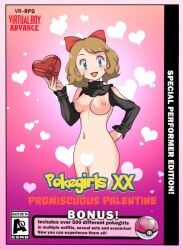 1girls exposed_breasts exposed_pussy game_cover gottahenthemall nude_female palentine's_day_serena pokemon pokemon_masters pokemon_xy serena_(pokemon) serena_(pokemon_games) tagme valentine's_day virtual_boy