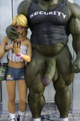 3d bathroom body_hair boner erection femboy femboysub finger_in_mouth finger_sucking ganondorf gay glasses hdregrets huge_cock large_penis link male_only muscular muscular_male pubic_hair restroom_stall size_difference the_legend_of_zelda yaoi