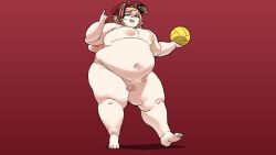 1futa 1futas areolae artist_request balls bbw belly belly_button breasts chubby chubby_female exposed_fat_belly fat fat_futa futa_only futanari genshin_impact hoyoverse human light-skinned_futanari light_skin maxfullbody mihoyo mihoyo_technology_(shanghai)_co._ltd. nipples nude nude_female nude_futanari obese obese_female overweight overweight_female penis solo source_request standing third-party_edit volleyball yanfei_(genshin_impact)