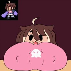 1:1 1boy 1girls :3 ahoge animated big_breasts black_eyebrows brown_hair busty clothed cute dot_eyes eyelashes fang female female_focus friday_night_funkin friday_night_funkin_mod gachi_hoochi huge_breasts hyper hyper_breasts male_pov mob_face mouth_open newgrounds nipple_bulge nipple_piercing nipples nipples_visible_through_clothing oerba_yun_fang one_tooth paizuri paizuri_under_clothes penis_under_clothes pink_clothing pink_shirt pov pov_eye_contact pov_paizuri qt_(friday_night_funkin) reference_image reference_inset robot scarecorrode shortstack simple_background skull smile tagme vs_qt_(fnf_mod) wip work_in_progress