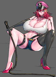 1girls big_ass big_breasts blue_eyes breasts busty cap capcom choker crop_top female female_only final_fight huge_breasts inviting pink_hair poison_(final_fight) solo spread_legs spreading street_fighter tank_top thick_thighs whip wide_hips wolffeld wolffeld_price