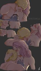 1boy 1boy1girl 1girls bandaged_arm bandages blonde_hair blush boruto:_naruto_next_generations bra breasts kissing kissing_head kissing_neck kitsune_(artist) multiple_positions multiple_views naked naruto naruto_(series) nipples passionate pink_hair romantic romantic_couple sakura_haruno sex straight strap_slip sucking_nipples uzumaki_naruto