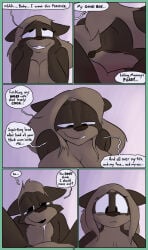 anthro bodily_fluids comic cum cum_in_vagina cum_inside cunnilingus dialogue dirty_bunny duo english_text female genital_fluids genitals incest_(lore) male male/female mammal marissa_keys mother_(lore) mother_and_child_(lore) mother_and_son_(lore) oral parent_(lore) parent_and_child_(lore) parent_and_son_(lore) procyonid profanity raccoon sex son_(lore) speech_bubble text tommy_keys vaginal vulva