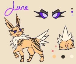 eeveelution female jolteon lane nintendo pokemon pokemon_(species)
