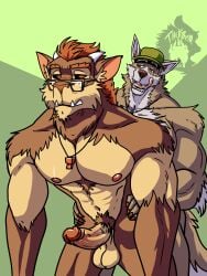 absurd_res anal anal_penetration anthro balls black_sclera bovid canid canine canis caprine circumcised claws clothing coach_dale coach_krampus_(thekbear) demon eyewear eyewear_only finger_claws genitals glasses glasses_only goat hat hat_only headgear headgear_only headwear headwear_only hi_res horn humanoid_genitalia humanoid_penis licking licking_lips licking_own_lips male male/male male_anthro mammal mostly_nude muscular muscular_anthro muscular_male nipples nude penetration penis pubes thekinkybear tongue tongue_out tusks wearing_glasses wolf