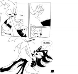 anthro comic fur hedgehog male male_only mammal monochrome multiple_males nude rodent sex shadow_the_hedgehog sonic_(series) sonic_the_hedgehog syberfox tagme yaoi