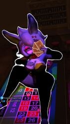 3d 3d_(artwork) 3d_background 3d_model 3d_render anthro anthro_female anthro_only anthrofied big_ass big_boobs big_breasts big_butt big_thighs black_nails black_outfit bonfie bonfie_(cally3d) bonfie_(cryptia) bonfie_(cryptiacurves) bonnie_(cally3d) bonnie_(fnaf) breasts breasts_out bunny bunny_costume bunny_ears bunny_girl bunnysuit cally3d card cards casino casino_table cryptiacurves fap_nights_at_frenni's female female_anthro female_focus female_on_top female_only five_nights_at_freddy's five_nights_in_anime fluffy fluffy_ears fluffy_hair fnaf fnia fredina's_nightclub furry furry_ass furry_breasts furry_ears furry_female furry_only furry_tail hand_on_breast huge_ass huge_breasts huge_butt huge_thighs looking_at_viewer looking_pleasured on_table one_eye_closed purple_body purple_ears purple_eyes purple_fur purple_hair purple_mascara purple_skin roulette_table sitting sitting_on_desk vapro4