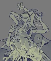 4_arms abdominal_bulge ahegao arthropod big_penis bodily_fluids cum cum_inflation cum_inside digital_media_(artwork) disembodied_hand erection excessive_cum excessive_genital_fluids genital_fluids genitals hi_res honeydewt1me inflation insect lepidopteran looking_pleasured male male_penetrating moth multi_arm multi_limb penetration penis pubes sex simple_background slit_penetration slit_play smile tongue tongue_out