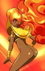 1girls ass breasts dark-skinned_female power_stone rouge_(power_stone)