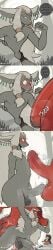 comic dialogue femboy link moblin nintendo oro97 rauru_(tears_of_the_kingdom) tagme the_legend_of_zelda wolf_link