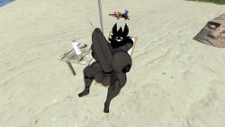 beach coast cock_ring curvy davecheeswzr fur furry furry_only futa_only futanari gmod hyper hyper_breasts hyper_penis karelia_(acerattman) monster_(beverage) nipples nude nude_futa showing_off showing_penis sitting sitting_on_chair