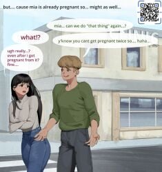 comic english evil evil_girl girlfriend hateful propaganda qr_code raceplay racist trigger_warning wjs07