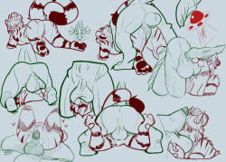 absurd_res anthro artist_alie26 balls big_balls dragon duo faceless_character faceless_male felid female genitals hi_res male male/female mammal mythological_creature mythological_scalie mythology offscreen_male pantherine scalie sex tiger