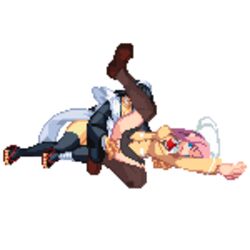 animated dragon iroha m.u.g.e.n nitro_royale_heroines_duel pixel_art samurai_shodown snk sprite transparent_background