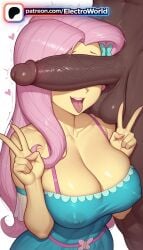 1girl 1girls 2026 ai_generated artist_name boobs breasts bust cellphone chest cleavage cock covered_nipples dick double_v electroworld erection fluttershy_(mlp) friendship_is_magic hetero hi_res high_quality high_resolution highres huge_penis large_penis long_hair my_little_pony patreon patreon_username penis penis_awe penis_on_face pink_hair precum selfie stable_diffusion testicles tits tongue tongue_out trembling twitching_penis uncensored v v_over_eye veins veiny_penis w watermark
