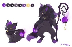 anthro feral furry generation_5_pokemon nintendo pokemon pokemon_(species) rkitsune siqko snout zoroark zorua