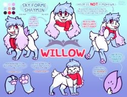 altopikachu legendary_pokemon pokemon pokemon_(species) shaymin shiny_pokemon sky_forme_shaymin willow_(altopikachu)