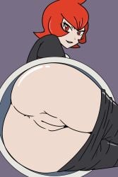 anus ass ass_focus aussy mars_(pokemon) pokemon pussy red_hair