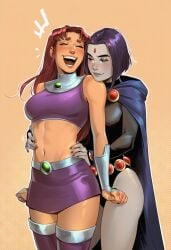 2girls ai_generated alien alien_girl alien_humanoid ass ass_focus ass_worship big_ass big_breasts big_thighs breasts cambion curvaceous curvy curvy_figure dc dc_comics demon demon_girl digital_media_(artwork) female goth goth_girl grey-skinned_female grey_body grey_skin half-demon half-human half_demon half_human hips huge_ass huge_breasts huge_thighs human humanoid koriand'r large_ass large_breasts large_thighs light-skinned_female light_skin mature mature_female multiple_girls phophopho raven_(dc) slim_waist sorceress starfire tamaranean teen_titans thick thick_hips thick_legs thick_thighs thighs voluptuous waist wide_hips