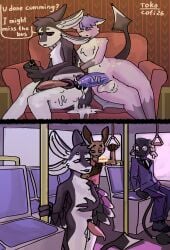 2026 2_panel_comic 3_fingers 4_ears absurd_res accessory after_anal after_sex anal anal_penetration animal_genitalia animal_penis animal_vulva annoyed anthro anthro_on_anthro anthro_penetrated anthro_penetrating anthro_penetrating_anthro anus artist_name asking asking_another asking_for_status avali avian balls being_watched big_penis biped bird black_body black_clothing black_feathers black_finger_claws black_fur black_genitals black_sclera black_tail blue_genitals blue_penis bodily_fluids bottomwear bovid brown_body brown_fur bulge butt canine_genitalia canine_vulva caprine casual_sex cellphone chest_tuft claws clothed clothed/nude clothed_anthro clothed_male clothing colored comic commercial_vehicle countershading cum cum_drip cum_from_ass cum_in_ass cum_inflated_belly cum_inflation cum_inside cum_on_body cum_on_butt cum_on_ground cum_on_leg cum_on_penis cum_pool dated detailed dialogue digital_drawing_(artwork) digital_media_(artwork) distracted distracted_sex dripping duo_focus ear_piercing ear_tag ejaculation electronics english_text enjoying equine_genitalia equine_penis erection erection_under_clothing excessive_cum excessive_genital_fluids exhibitionism feathered_wings feathers fingers formal_wear from_behind_position fully_clothed fur furniture fyr_(fenrir784) genital_fluids genital_slit genitals glistening glistening_genitalia grey_body group hair hand_on_belly hand_on_own_belly herm hi_res holding_cellphone holding_object holding_phone holding_smartphone huge_filesize huge_penis inflation inside intersex intersex/male intersex_penetrated intravaginal_penis lagomorph leaking leaking_cum looking_at_another looking_pleasured lying male male_anthro male_on_anthro male_penetrating male_penetrating_anthro male_penetrating_intersex male_penetrating_maleherm maleherm maleherm/male maleherm_penetrated mammal markings multi_ear multicolored_body narrowed_eyes necktie nude nude_anthro nude_male on_side on_sofa open_mouth pants penetration penile penile_penetration penis penis_in_ass phone piercing pink_clothing pink_genitals pink_penis pink_topwear plump_labia public public_exposure public_nudity public_transportation puffy_anus purple_clothing purple_eyes purple_genitals purple_hair question question_mark recording recording_symbol sequence sex shaded sheep shirt signature simple_background simple_shading sitting smartphone smile smug sofa speech_bubble suit surprised sweat sweatdrop tail talking_to_another tapering_penis text tokocofi topwear tuft tufted_fur vehicle vehicle_for_hire vein veiny_penis voyeur vulva white_balls white_body white_feathers white_fur window winged_arms wings yes-no_question
