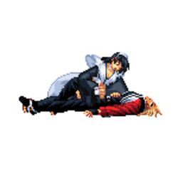 animated fatal_fury garou:_mark_of_the_wolves gif handjob iroha king_of_fighters pixel_art rock_howard samurai_shodown snk sprite tagme