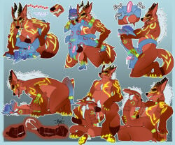 2026 2_horns abdominal_bulge anal anal_penetration animal_genitalia animal_penis anthro ball_tuft bite bite_mark blood blue_background blue_body blue_claws blue_fur blue_hair blue_sclera blush bodily_fluids bracelet canid canine canine_genitalia canine_penis canis claws cum cum_inside cumshot demon dialogue domestic_cat duo ejaculation english_text eye_contact felid feline felis fellatio fur fur_markings genital_fluids genitals gradient_background green_claws green_sclera hair half-closed_eyes horn humanoid_genitalia humanoid_penis jewelry kingdraws knot looking_at_another male male/male mammal markings narrowed_eyes open_mouth oral penetration penile penile_penetration penis penis_in_ass pink_penis precum pubes red_body red_fur red_penis saliva sex simple_background size_difference slightly_chubby tears text tongue tongue_out transformation transformation_sequence tuft white_hair white_pubes wolf womb_tattoo