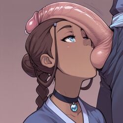 1boy 1girls ai_generated avatar_legends avatar_the_last_airbender brown_hair katara long_hair tagme water_tribe