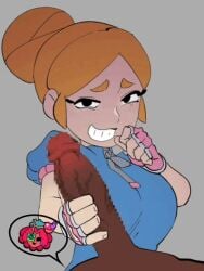 1futa 1girls alternate_version_available animated brawl_stars futa_on_female handjob juju_(brawl_stars) piper_(brawl_stars) sound tagme video