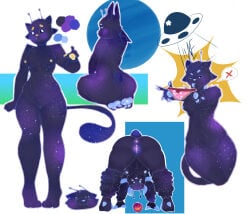 absurd_res alie26 alien anthro butt female genitals hi_res paws solo vulva