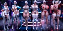 1girls 3d big_breasts bimbo bimbofication breast_expansion breasts capcom cleavage dark-skinned_female dark_skin devil_may_cry female female_only gloria_(devil_may_cry) hoebo24 huge_breasts massive_breasts pasties sequence solo voluptuous voluptuous_female white_hair wide_hips