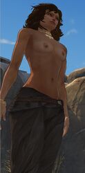 1girls elika female female_only nipples prince_of_persia solo tagme