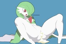 1girls aussy cum cum_in_pussy cum_inside gardevoir pokemon