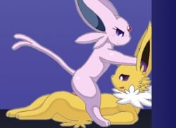 2021 ambiguous_gender ambiguous_penetration animal_penis animated balls black_nose canine_penis digital_media_(artwork) dominant duo eeveelution eeveelution_squad erection espeon female feral forehead_gem fur generation_1_pokemon generation_2_pokemon genital_fluids genitals gif jolteon knot lying male male/ambiguous male/female mrseed nintendo nude open_mouth pearl_(eeveelution_squad) penetration penis pixel_art pokémon_(species) pokemon sex shaded simple_background speed_(eeveelution_squad)