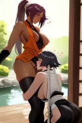 Black Legwear Rule 34 Image