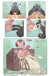 1boy 1futa anal anthro anthrofied areolae balls big_ass big_balls big_penis breasts chain_chomp cock_ring comic cum cum_explosion cum_in_ass cum_inside cum_overflowing cumshot dickgirl duo ejaculation excessive_cum futa_is_bigger futa_on_male futanari huge_balls huge_breasts huge_cock humanoid humanoid_penis larger_futanari light_skin male male_penetrated mario_(series) motion_lines nintendo nomad_reverse orgasm pale_skin penis penis_size_difference rough_sex sex size_difference standing super_mario_bros. testicles thick_penis thick_thighs toad_(mario) veiny_penis