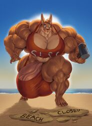 abs balls biceps bodybuilder furry furry_only guzreuef hyper hyper_balls hyper_genitalia hyper_muscles hyper_penis hyper_testicles kangaroo male male_focus male_only muscles muscular muscular_anthro muscular_arms muscular_ass muscular_back muscular_legs muscular_male muscular_thighs nipples pecs penis testicles veins veiny_penis