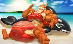 abs balls biceps bodybuilder furry furry_only hyper hyper_balls hyper_genitalia hyper_muscles hyper_penis hyper_testicles justmegabenewell kangaroo male male_focus male_only muscles muscular muscular_anthro muscular_arms muscular_ass muscular_back muscular_legs muscular_male muscular_thighs nipples pecs penis sweating_profusely testicles veins veiny_penis