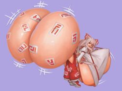 1girls ass_bigger_than_body ass_bigger_than_head ass_bigger_than_torso ass_built_separately breasts_bigger_than_body breasts_bigger_than_head breasts_bigger_than_torso decisivetang_(artist) dumptruck_ass dumptruck_butt enormous_ass fujiwara_no_mokou gigantic_ass gigantic_breasts happy hyper hyper_ass hyper_breasts massive_ass massive_breasts meat_wall_(body_type) solo touhou white_hair