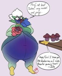 big_breasts blueberry_inflation breasts female furry huge_breasts inflation sumisune thick_thighs wide_hips