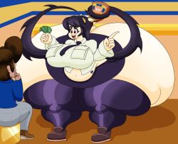 big_ass big_breasts breasts bubble_butt filia_(skullgirls) huge_ass justin_(user3345) justin_tattoo_(user3345) original skullgirls thick_thighs user3345 wide_hips