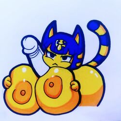 ankha from animal crossing by mr.ctm