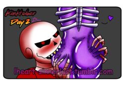 ass kinktober lheart-sinnerlust page_2 sans skeleton tagme underfell underfell_sans underlust underlust_sans undertale