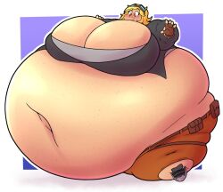 2b_labs big_breasts breasts female obese obese_female thick_thighs wide_hips